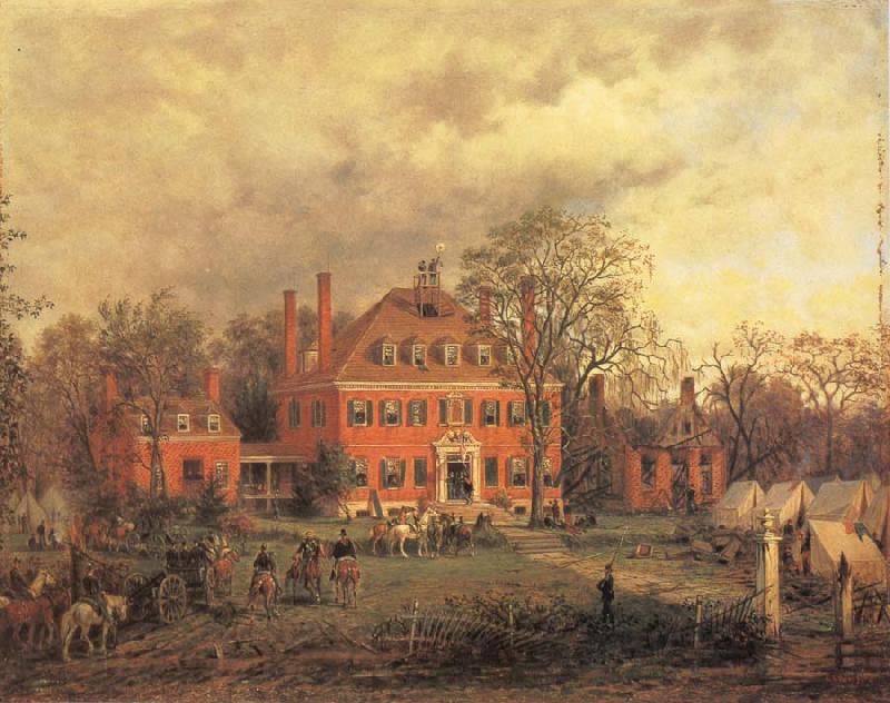 unknow artist The Old Westover Mansion oil painting image
